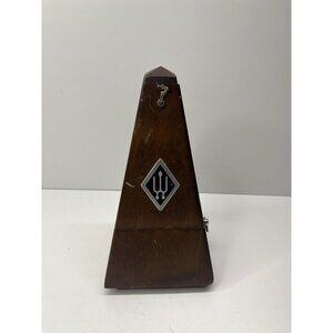 Vintage Wittner Wood Wind up Metronome Made in Germany Tested Works See Video